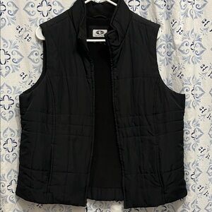 Athletic Works Black Quilted Vest